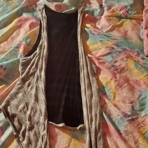Tank cardigan sz s